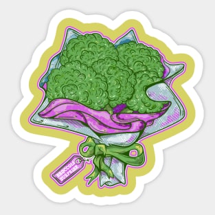 Head of broccoli Sticker